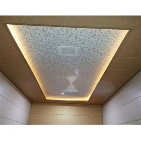 Concealed Grid Film Coated Designer PVC Ceilings, Thickness: 5 to 7 mm ...