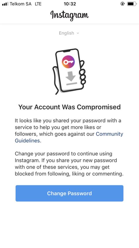 instagram fix your account was compromised 2023