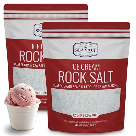 Amazon.com : Rock Salt for Ice Cream Making, Universally Compatible ...
