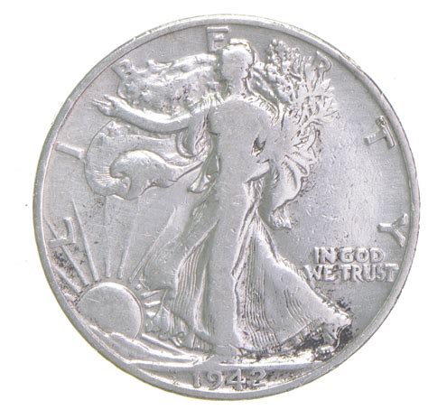 1942-D Walking Liberty 90% Silver US Half Dollar | Property Room