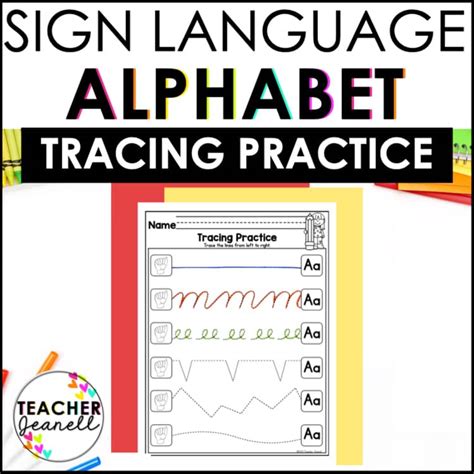 Image result for ASL Alphabet Tracing Worksheets