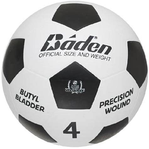 Baden Deluxe Rubber Size 4 Soccer Ball | Camps, Resorts, Park & Rec ...