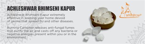 Achleshwar Grade A Natural Organic Green Camphor Kapur/Brass Kapur/Desi ...