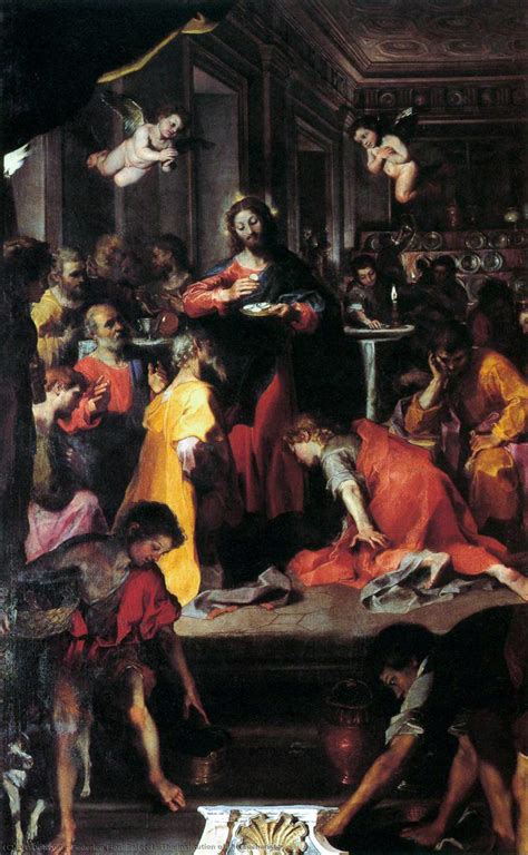 Get Paintings Reproductions The Institution of the Eucharist, 1608 by ...