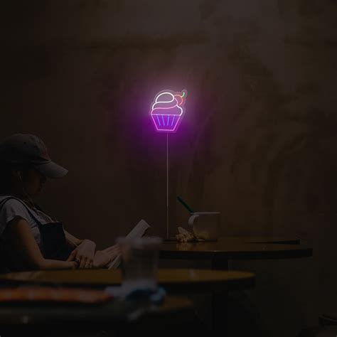 Buy Cup Cake Neon Sign Online India – acrylicsheetsindia