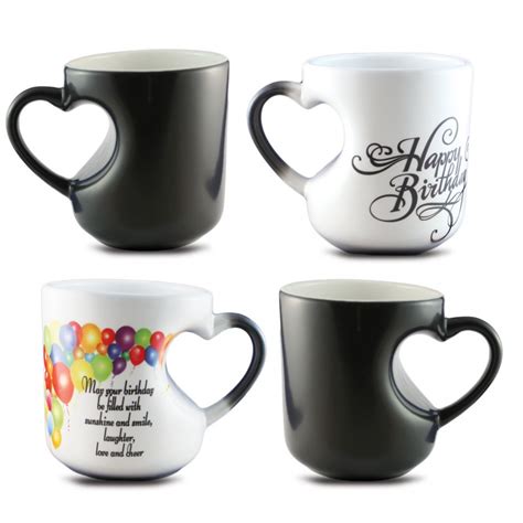 Personalized Gifts :: Personal Items :: Mug :: Heart Handle Black Magic Mug