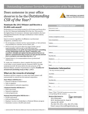 Fillable Online iiaba Does someone in your office deserve to be the ...