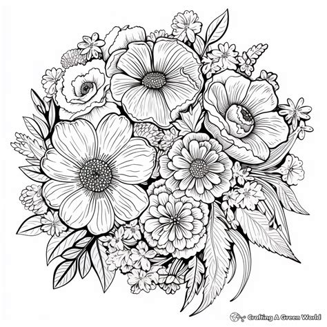 Intricate Floral Coloring Pages - Free & Printable!