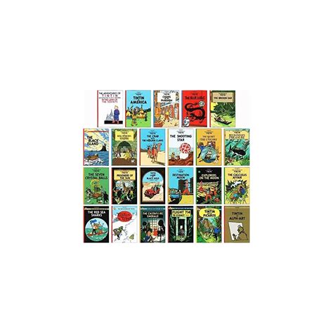 Buy The Adventure of Tintin Collection Book Box Set All Original 23 ...