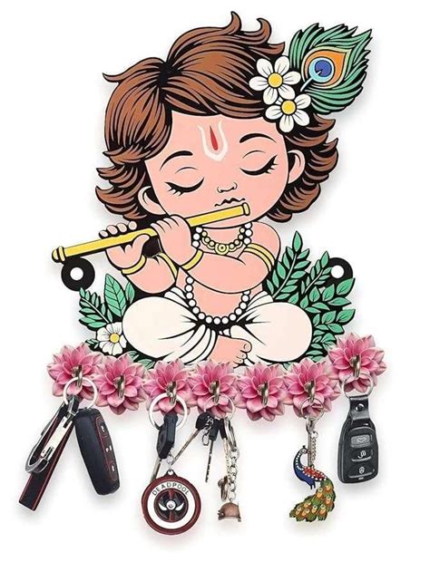 Krishna Wooden Keys Hanger – ImperioLux