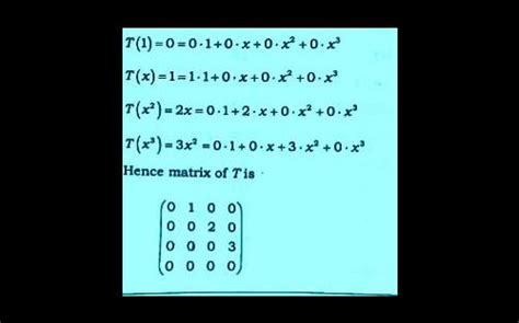 June 2011 (3 marks)] let w be the vector space of all real polynomials ...