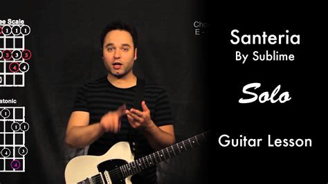 Santeria by Sublime Solo Tutorial • Garret's Guitar Lessons