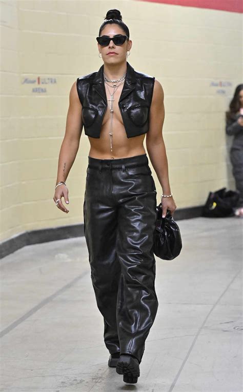 WNBA Star Kelsey Plum Wears Sexy Leather Look for Season Opener Amid ...