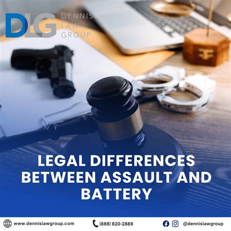 Legal Differences Between Assault and Battery - Dennis Law Group ...