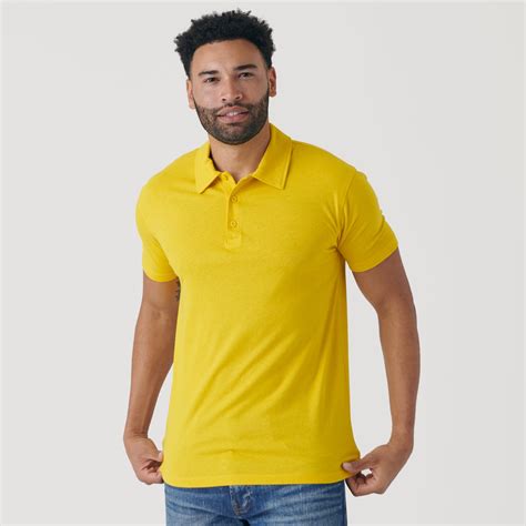 Men's Yellow Polo Shirt - True Classic