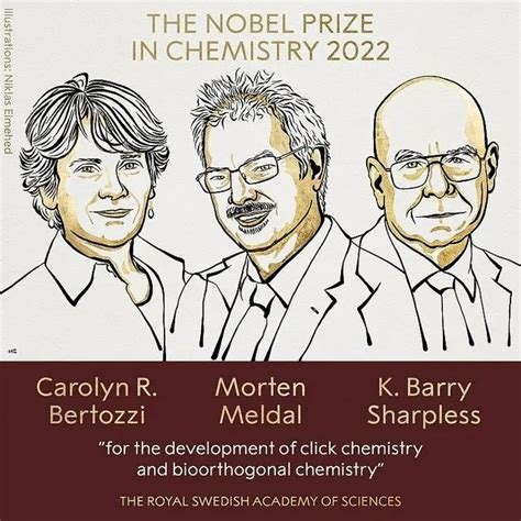 三位科学家获2022年诺贝尔化学奖：其中一位还是二度获奖--快科技--科技改变未来