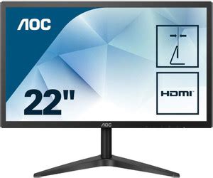 AOC 55.88 cm (22 inch) Full HD Monitor (22 Inch IPS Ultra Slim ...