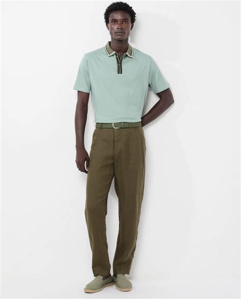 Rare Rabbit Men's Territ Dusky Turq Short Sleeve Collared Neck Regular