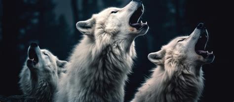 Image result for Wolves Howl at Night
