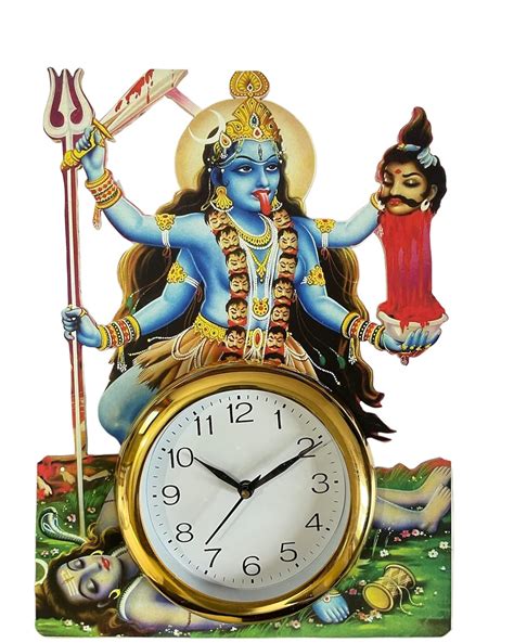 Buy Wooden 67MAA Kali Wall Clock Online at Low Prices in India - Amazon.in