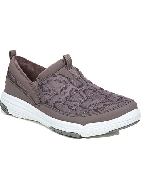 Ryka Womens ADEL Faux Fur Laceless Slip-On Sneakers - Walmart.com