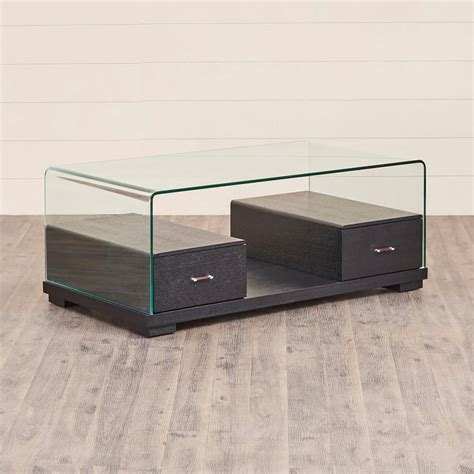 Buy Helios Glass Top Henderson Coffee Table from Helios by Home Centre ...