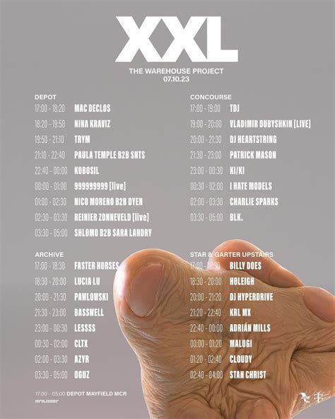 Recommendations for XXL 2023? : r/Techno