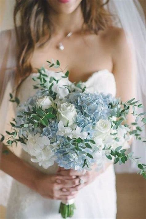 small hydrangea wedding bouquet
