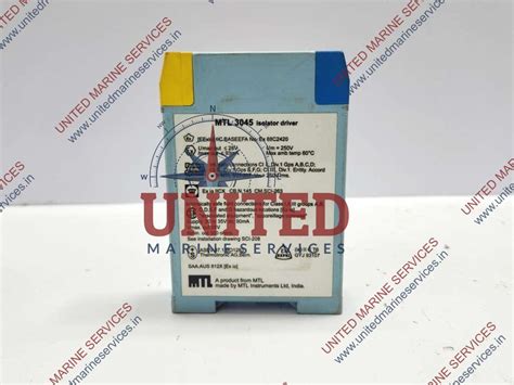 MTL INSTRUMENTS MTL 3045 ISOLATOR DRIVE MTL 3000 SERIES MTL3045 MTL3000 ...