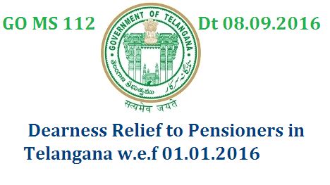 GO MS No 112 Dearness Relief to Pensioners in Telangana - Jobs Results ...