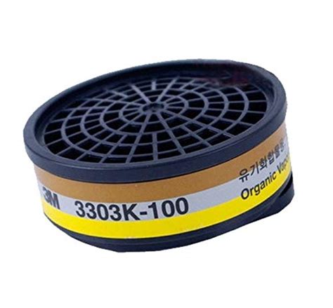 3M Organic 3303K Vapor/Acid Gas Cartridge for 1200 Half Facepiece ...