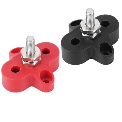 Terminal Bateria Simple M6 1/4-- Heavy Duty --(par) | Tienda del Mar