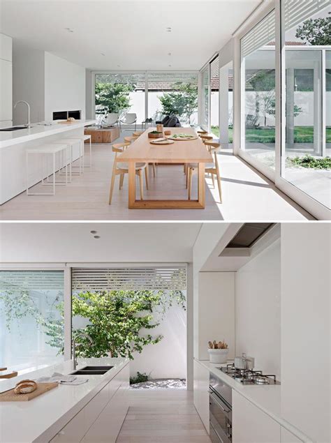 minimalist white house interior