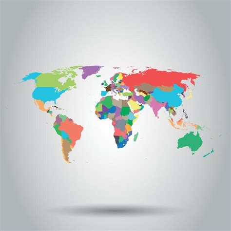 Colorful World Map Icon 的图像结果