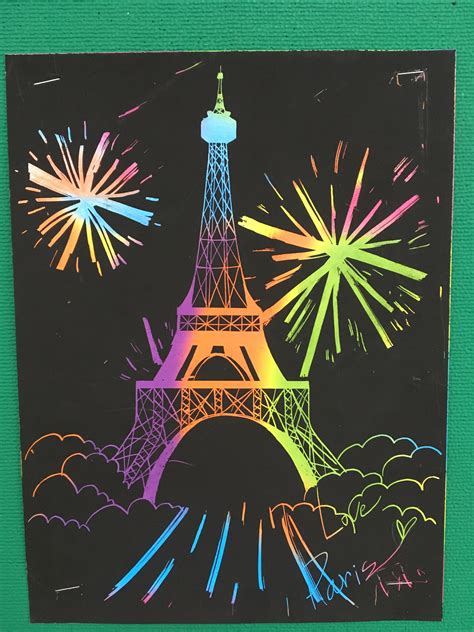 How to make scratch paper art happy family art – Artofit