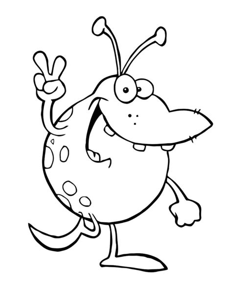 Image result for Alien Coloring Pages