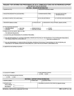 GSA 917 1989-2026 - Fill and Sign Printable Template Online