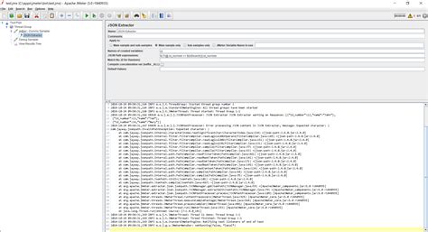JMeter JSON Extractor 的图像结果
