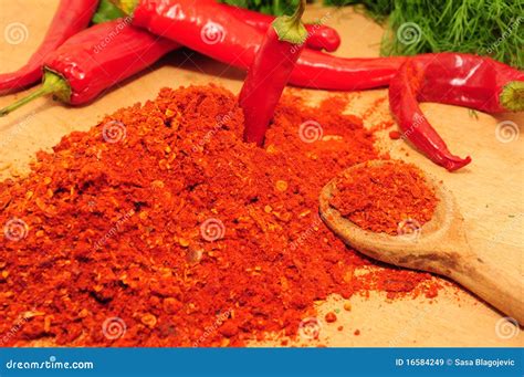 Ground cayenne pepper stock image. Image of lunch, ground - 16584249