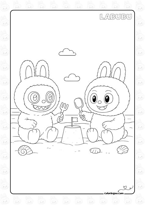 Free Printable Labubu Pdf Coloring Pages