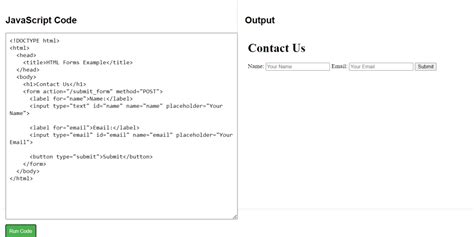 HTML Forms in HTML 的图像结果