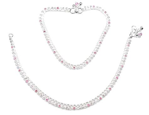 Shree Shobha Collection Silver Anklet|Chandi ki payal | Gifts for Women ...