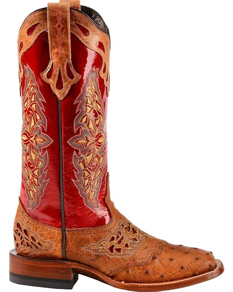 Lucchese Women's Amberlyn Exotic Ostrich Western Boots | Boot Barn
