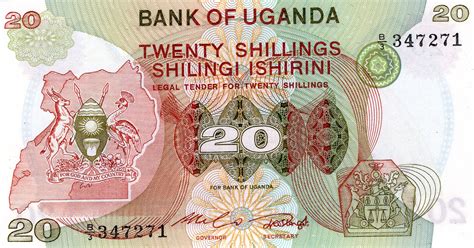 20 Shillings - Uganda – Numista