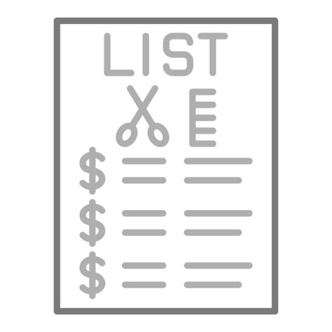Price list Generic color outline icon | Freepik