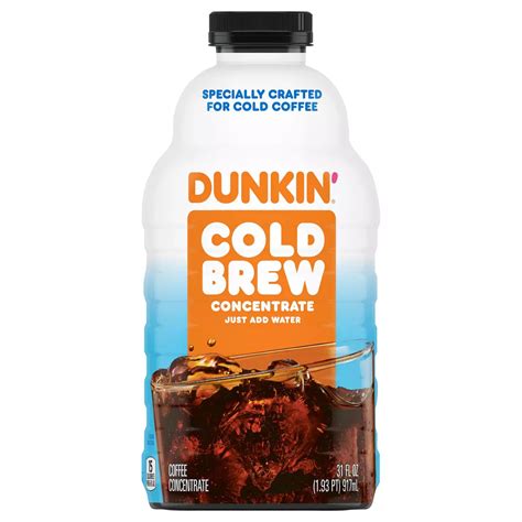 Dunkin' Black Cold Brew Coffee Concentrate - Shop Coffee at H-E-B