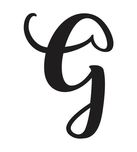 Uppercase Cursive G