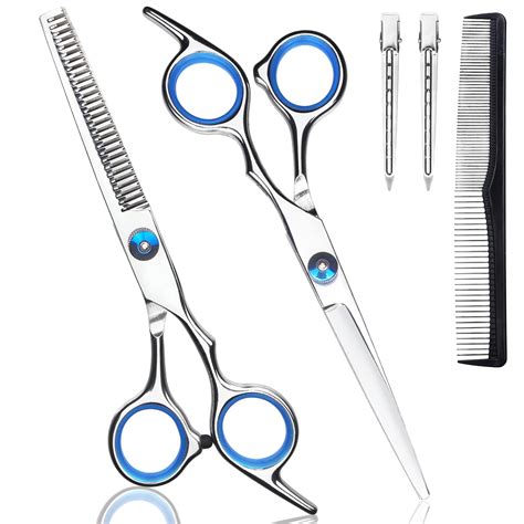 Amazon.com : YUQGAOP Hair Cutting Scissors Set, Professional Stainless ...