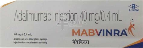 Mabvinra 40mg Adalimumab Injection Exporter, Supplier from Mumbai