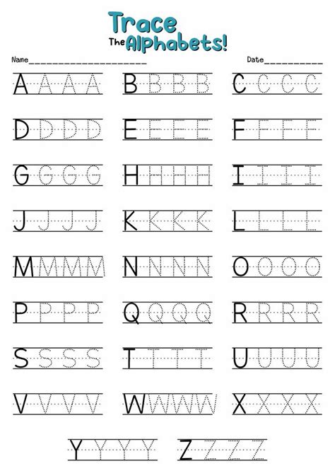 Image result for Alphabet Writing Worksheets Printable